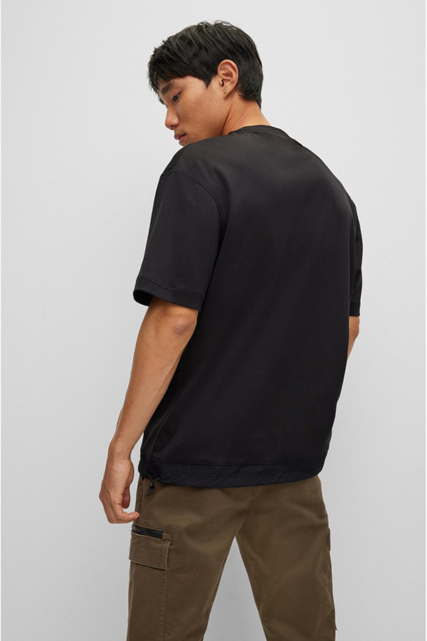 T-SHIRT HUGO - 001 BLACK